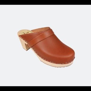 Lotta From Stockholm High Heel Classic Clog Tan